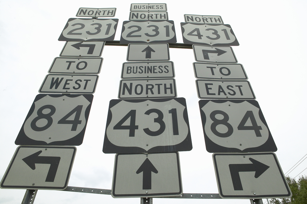 us highway 431 roadsign